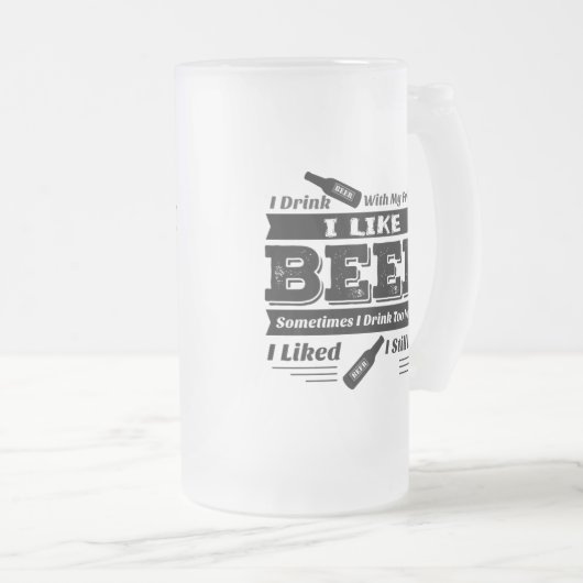 Ik hou van de bEER - de koude Mok - rechter Kavana (Voorkant rechts)