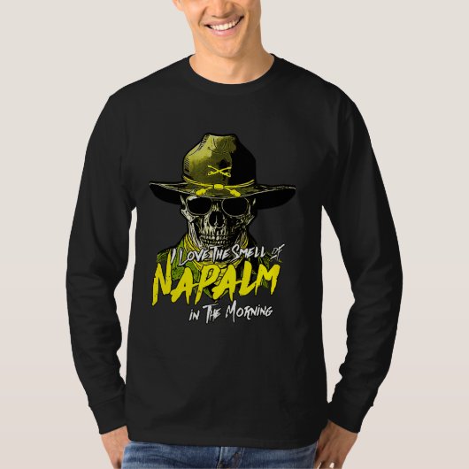Ik hou van de berg Napalm 's morgens T-shirt (Voorkant)