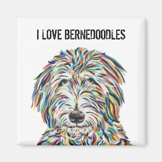 Ik hou van de Bernedoodles magneet