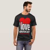 Ik hou van de beste thuisstaat Kentucky. T-shirt (Voorkant volledig)