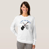 Ik hou van de blauwe T-shirt (Voorkant volledig)