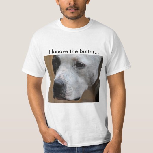 Ik hou van de boter... t-shirt (Voorkant)