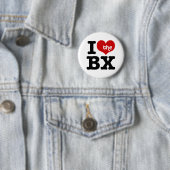 Ik hou van de Bronx Ronde Button 5,7 Cm (In situ)