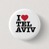 Ik hou van de Button van Tel Aviv (Voorkant)
