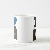 Ik hou van de camera koffiemok (Center)