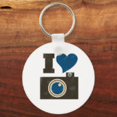 Ik hou van de camera sleutelhanger (Voorkant)