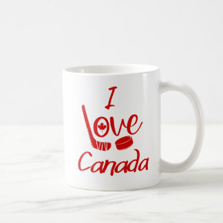 Ik hou van de Canadese hockey Mok