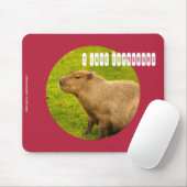 Ik hou van de Capybaras Muismat (Met muis)