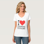 Ik hou van de Chinese keuken T-shirt (Voorkant volledig)