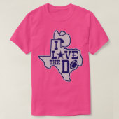 Ik hou van de D Dallas T-shirt (Design voorkant)
