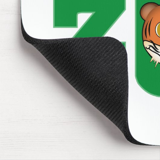 Ik hou van de dierentuin muismat (Hoek)