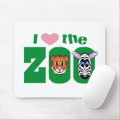 Ik hou van de dierentuin muismat (Met muis)