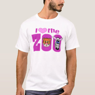 Ik hou van de dierentuin t-shirt