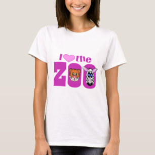 Ik hou van de dierentuin t-shirt