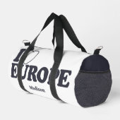 Ik hou van de douanenaam EUROPE Plunjezak (Rechterhoek)