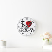 Ik hou van de draaiende motor - klok (Huis)