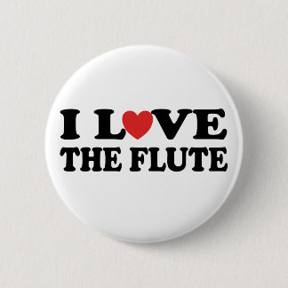 Ik hou van de flute Button