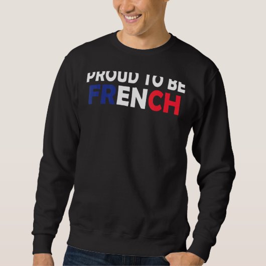 Ik hou van de Franse vlag Frankrijk Trui (Voorkant)