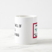 Ik hou van de geur van AVGAS in de ochtend! Koffiemok (Center)