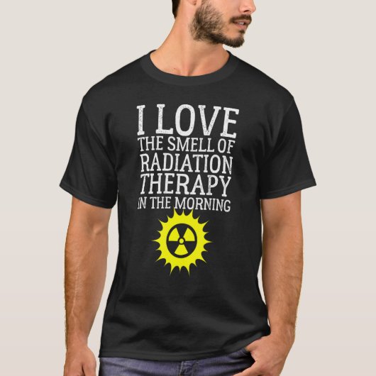 Ik hou van de geur van bestralingstherapie in de o t-shirt (Voorkant)