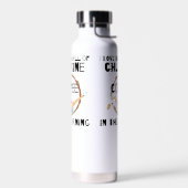 Ik hou van de geur van chloor en koffie.w waterfles (Links)