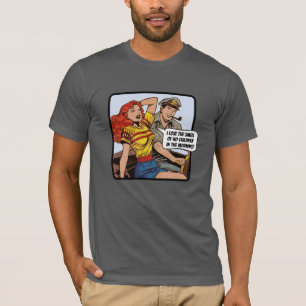 Ik hou van de geur van geen kinderen in de ochtend t-shirt