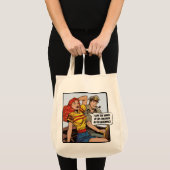 Ik hou van de geur van geen kinderen in de ochtend tote bag (Voorkant (product))