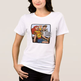 Ik hou van de geur van geen kinderen in de ochtend Tri-Blend shirt