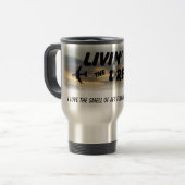 Ik hou van de geur van Jet Fuel Reisbeker (Voorkant links)