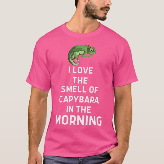 Ik hou van de geur van kameleon t-shirt (Voorkant)