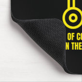 Ik hou van de geur van koe poep in de ochtend. muismat (Hoek)