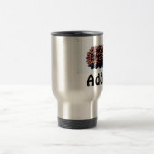 Ik hou van de geur van koffie reisbeker (Center)