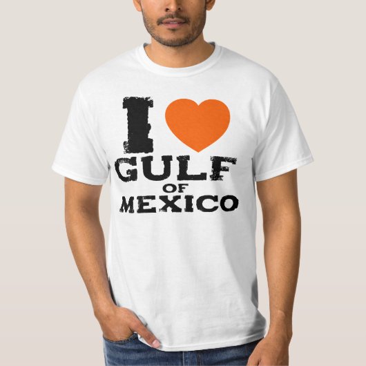 Ik hou van de Golf van Mexico, anti-Trump T-shirt (Voorkant)
