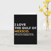 Ik hou van de Golf van Mexico en de Golf van Ameri Kaart (Gele Bloem)