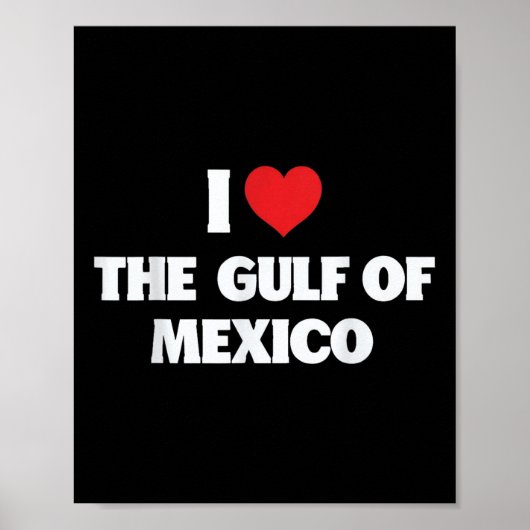 Ik hou van de Golf van Mexico, VS grappige meme Poster (Voorkant)