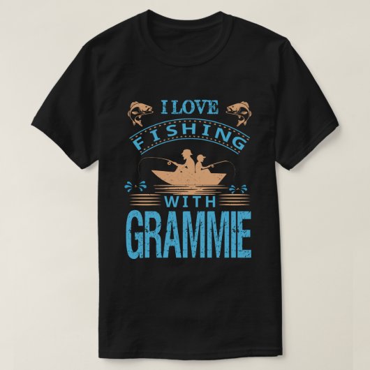 Ik hou van de GRAMMIE fAThERs dAy T-shirt (Design voorkant)