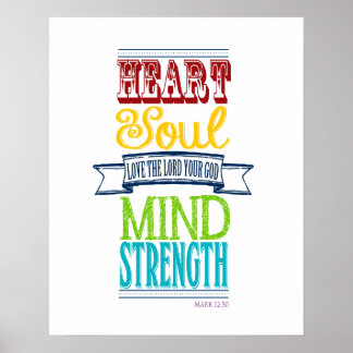 Ik hou van de Heer met al je hart Poster