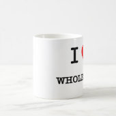 Ik hou van de hele melk ( eten ) koffiemok (Center)