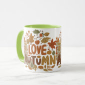 Ik hou van de herfst combo mok (Voorkant links)