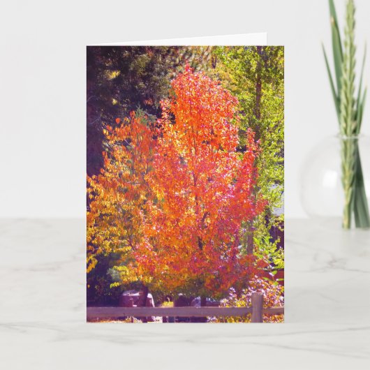 Ik hou van de Herfst Kaart (Voorkant)