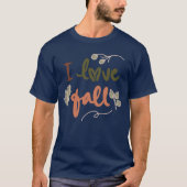 "Ik hou van de herfst" T-shirt (Voorkant)