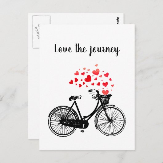 Ik hou van de Inspirerend reis met hart Briefkaart (Voorkant / Achterkant)