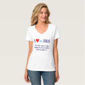 Ik hou van de IRS T-shirt (Voorkant volledig)