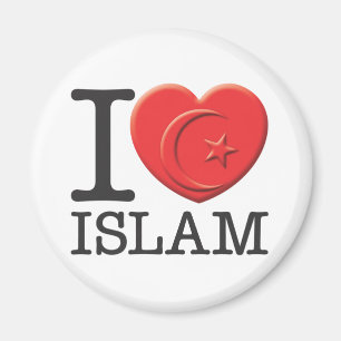 Ik hou van de islam magneet