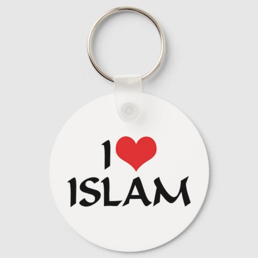 Ik hou van de Islam Sleutelhanger (Voorkant)