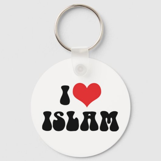 Ik hou van de Islam Sleutelhanger (Voorkant)