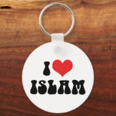 Ik hou van de Islam Sleutelhanger (Voorkant)
