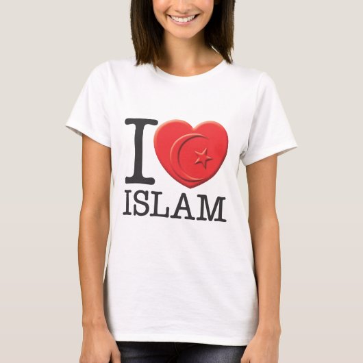 Ik hou van de islam t-shirt (Voorkant)