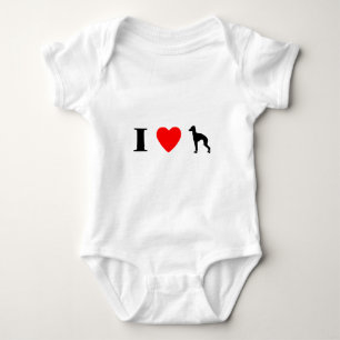 Ik hou van de Italiaanse Greyhounds Baby Creeper Romper