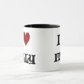 Ik hou van de Italiaanse koffie-Mok Mok (Midden)